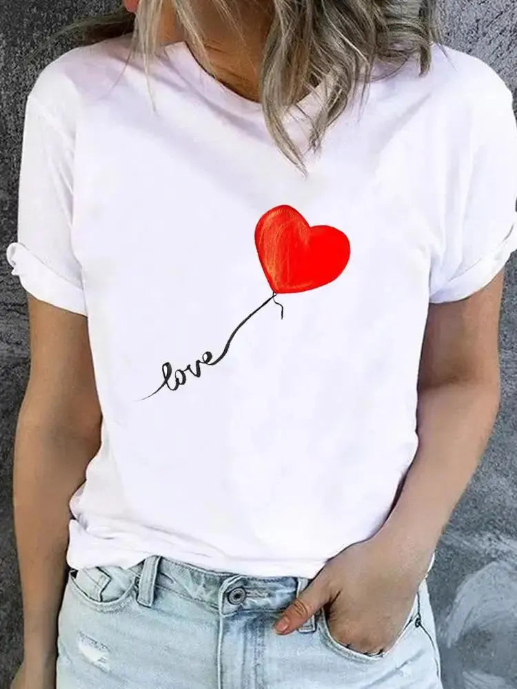 Clothes Women Butterfly Trend Lovely Cute Graphic Short Sleeve T-shirt Ladies - Suncollections