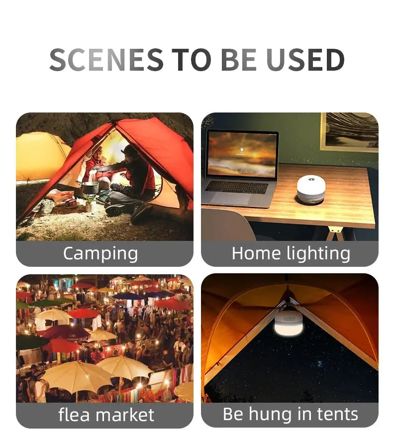 NATFIRE LV10 Camping Light USB C Rechargeable 230 Hours With 5 Colors Flashlight For Outdoor Tent Lamp Emergency Lantern - Suncollections