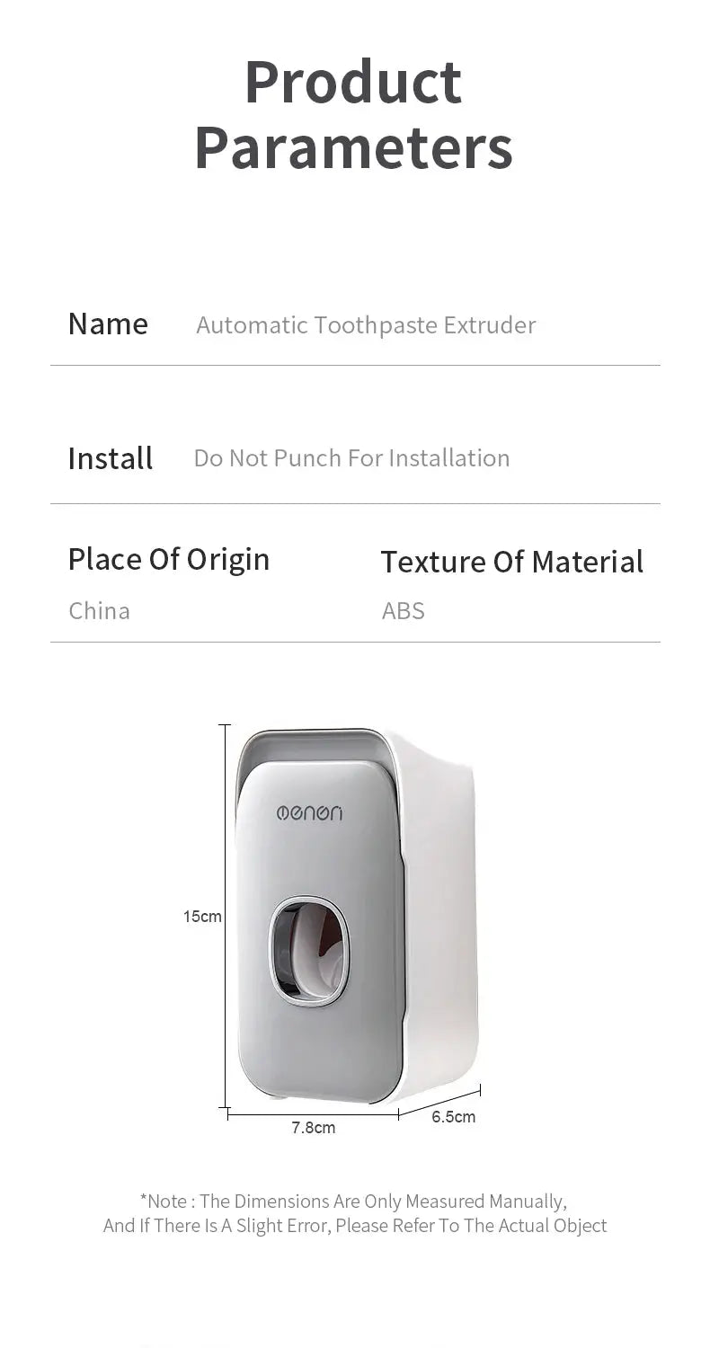 Fully Automatic Toothpaste Squeezer Wall Mounted - Suncollections