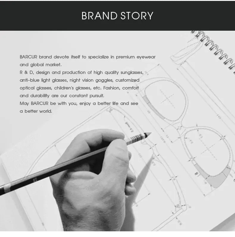 BARCUR Design TR90 Sunglasses Men Polarized Light Weight Sports Sun Glasses Women Eyewear Accessory Oculos UVAB Protection - Suncollections