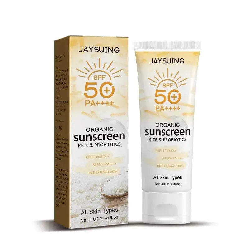 Summer organic sunscreen face body Sunblock outdoor isolation UV protection SPF 50 Moisturizing whiten not greasy sun cream - Suncollections