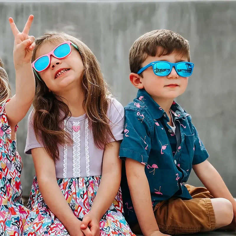 New Polarized Kids Sunglasses TR90 Silicone Boys Girls Sun Glasses Children Baby Outdoors Goggle Shades Eyewear UV400 Age 3-12 - Suncollections