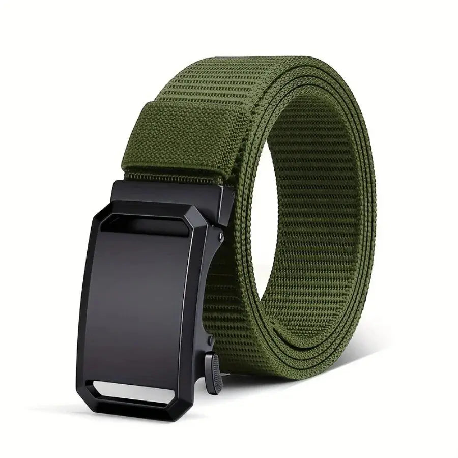 New Automatic Buckle Belt, Canvas Tactical Workwear - Suncollections