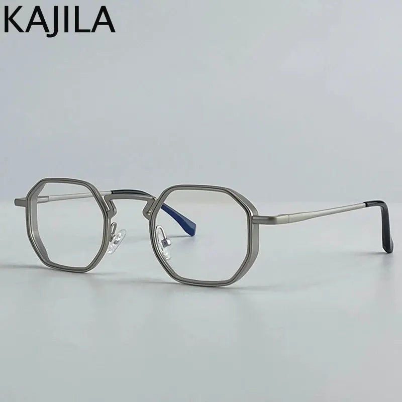 Small Frame Hexason Steampunk Sunglasses Men 2025 Luxury Brand Vintage Punk Eyewear Classic Polygon Metal Sun Glasses Male UV400 - Suncollections