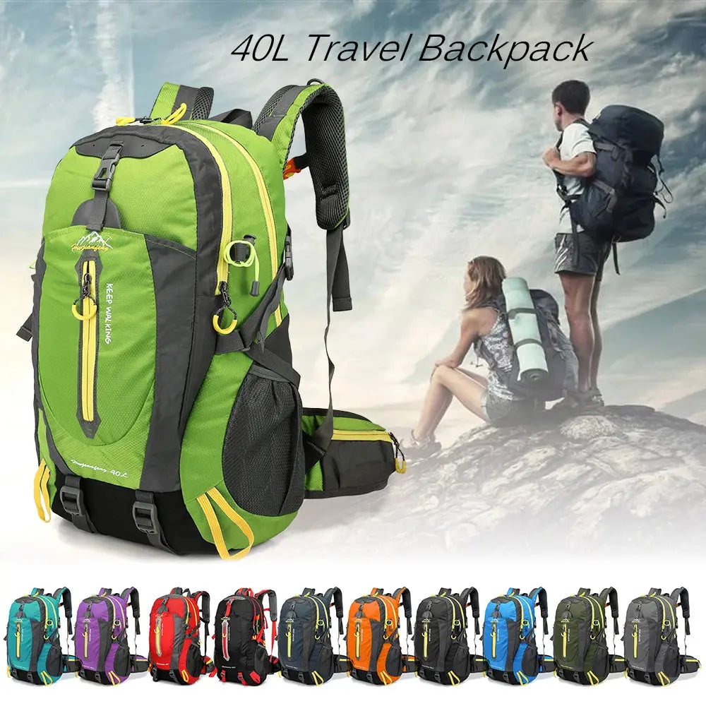 40L Water Resistant Travel Backpack - Suncollections
