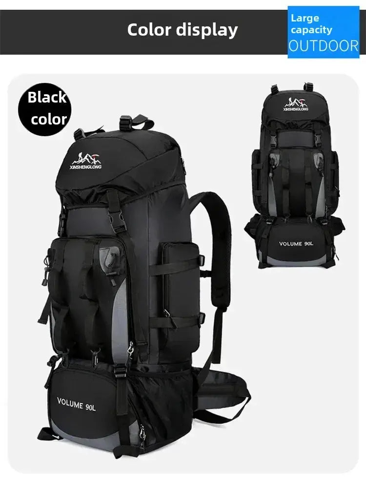 90L Waterproof Hiking Camping Backpack Trekking Bag Rucksack Large Capacity Travel Outdoor Sports Bags Camping Equipments - Suncollections