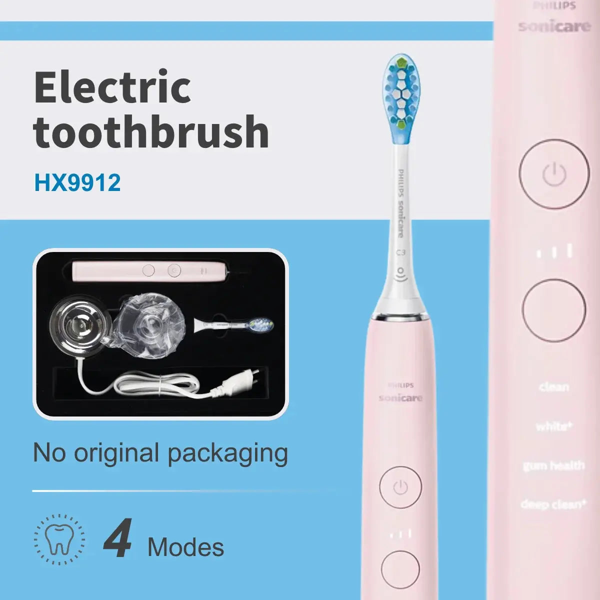 Philips Electric toothbrush Sonicare DiamondClean 9000 HX9912 - Suncollections