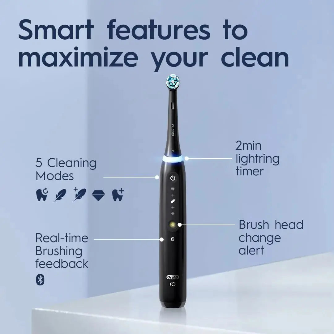 Oral B iO5 Electric Toothbrush - Rechargeable Series 5 with Visible Pressure Sensor - Suncollections