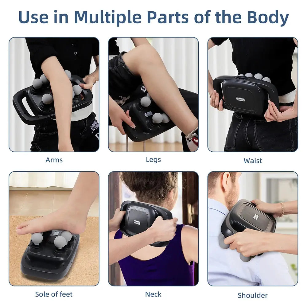 8-Head Fascia Gun High-Frequency Vibration - Suncollections