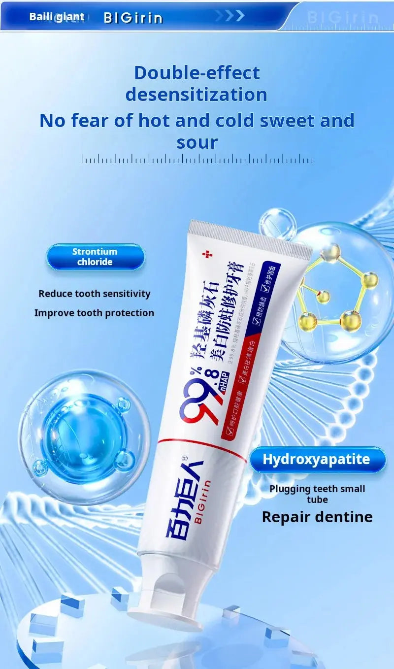 Baili Giant 99.8% High-purity Hydroxyapatite Toothpaste For Removing Bad Breath Whitening - Suncollections