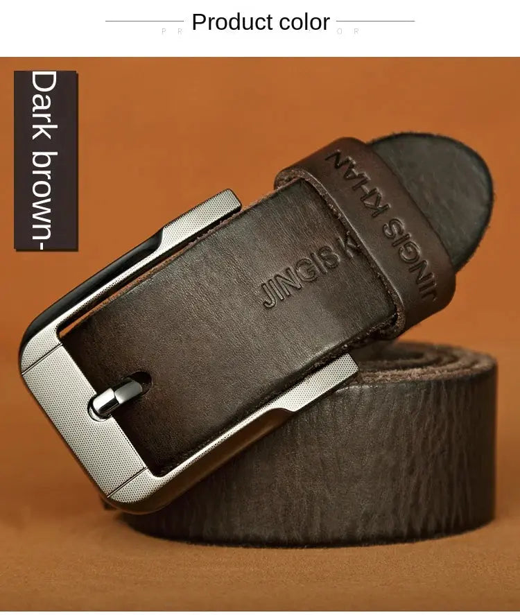 Belt men's genuine leather, genuine cowhide - Suncollections