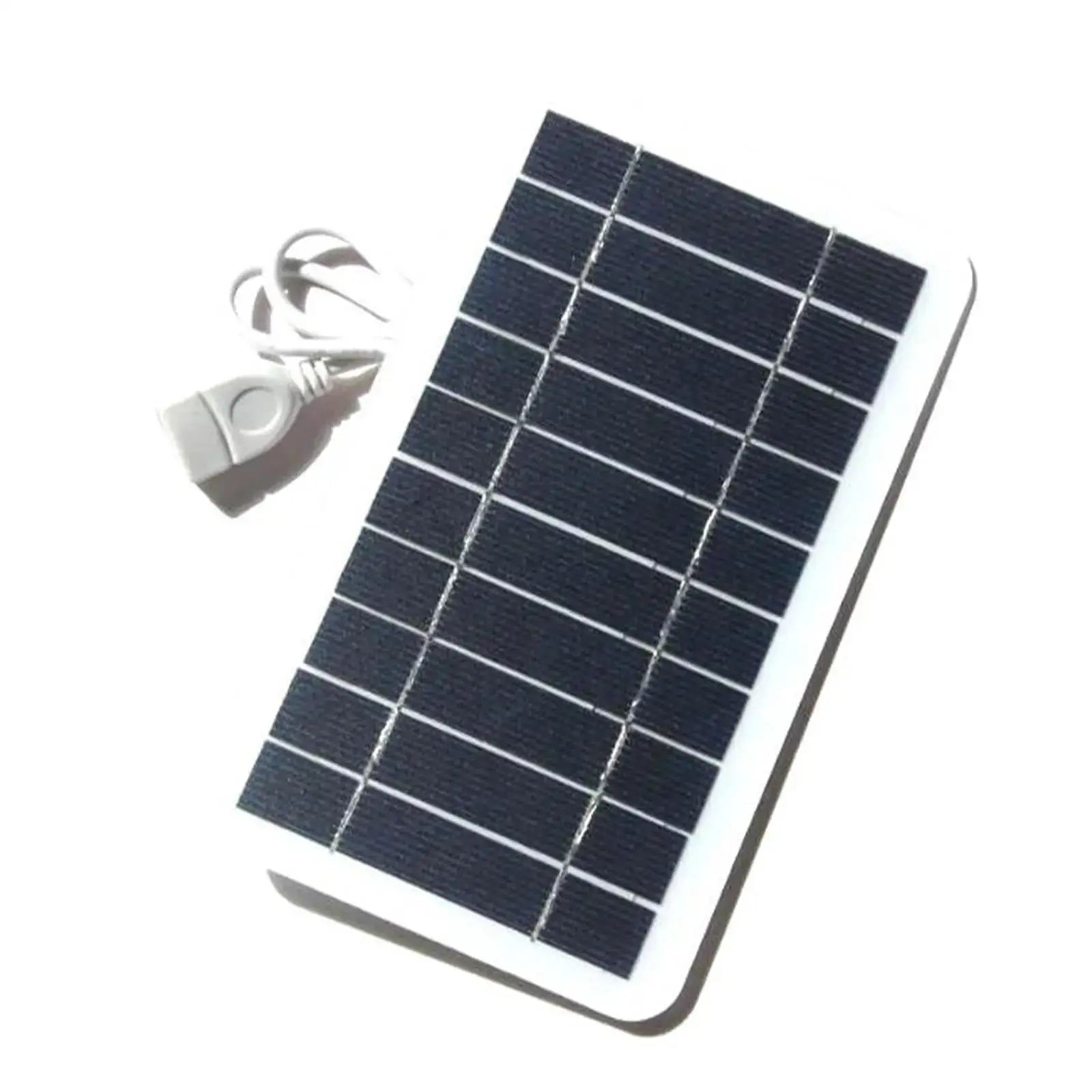 Portable Solar Panel 5V 2W Solar Plate With USB Safe Charge Stabilize Battery Charger For Power Bank Phone Outdoor Camping Home - Suncollections