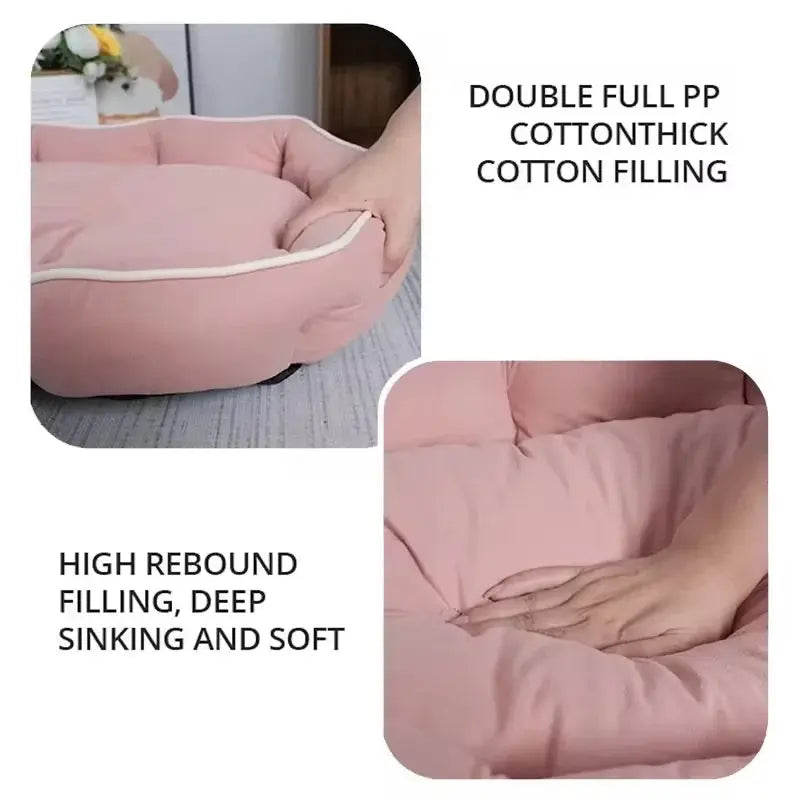 Pet Sofa Sleeping Bed Large Dog Bed House for Cats Big Space Dog Sofa Sleeping Mat Winter Warm Dog Cushion Suncollections