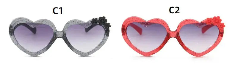 Girls Boys Cute Cartoon Flower Sunglasses Outdoor Sun Protection Children Lovely Vintage Glasses Protection Classic Kids Eyewear - Suncollections