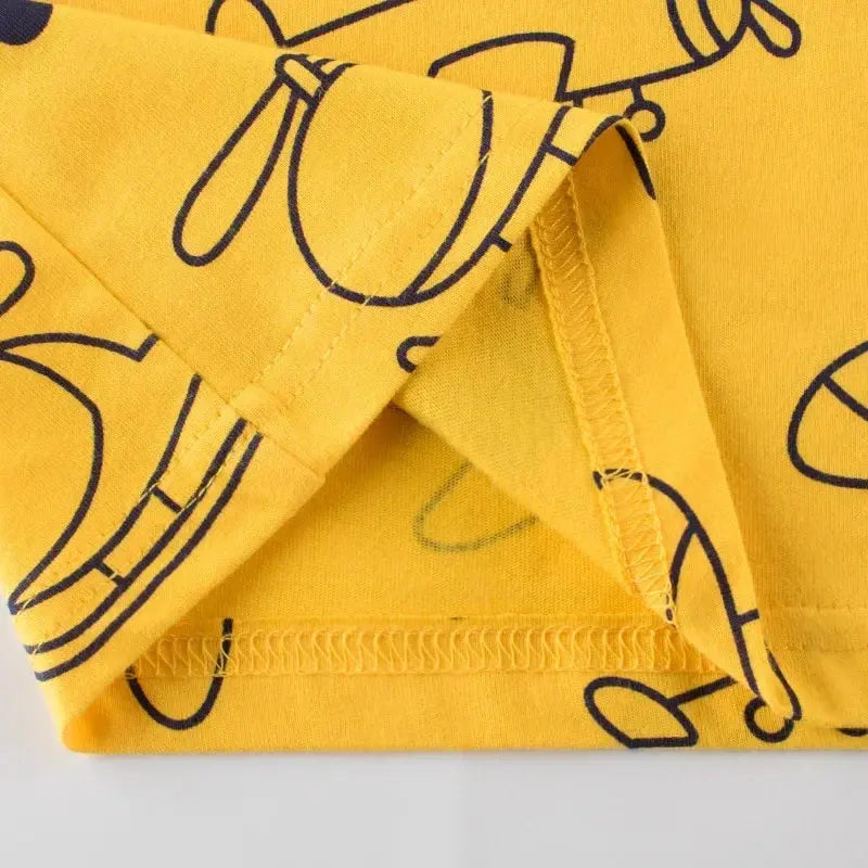 2025 Children's T-Shirt for Boys Girls Kids Shirts Baby Short Sleeve Full Print Toddler Cotton Cartoon Car Tee Tops Clothing - Suncollections