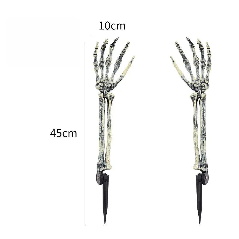 Halloween Skull Skeleton 40/90cm Posable Skeleton Human Shape Bones Halloween Party Home Decorations Haunted House Horror Props Suncollections