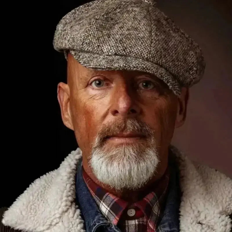 Men Newsboy Hats Peaky Autumn Vintage Herringbone Octagon Cap Women Casual Stripe Berets Gatsby Flat Hat - Suncollections