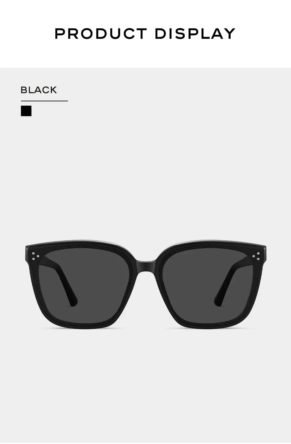 CAPONI HD Polarized Men Sunglasses Outdoor High Quality Acetate Driver Sun Glasses UV400 Protect Outdoor Square Shade CP23009 - Suncollections