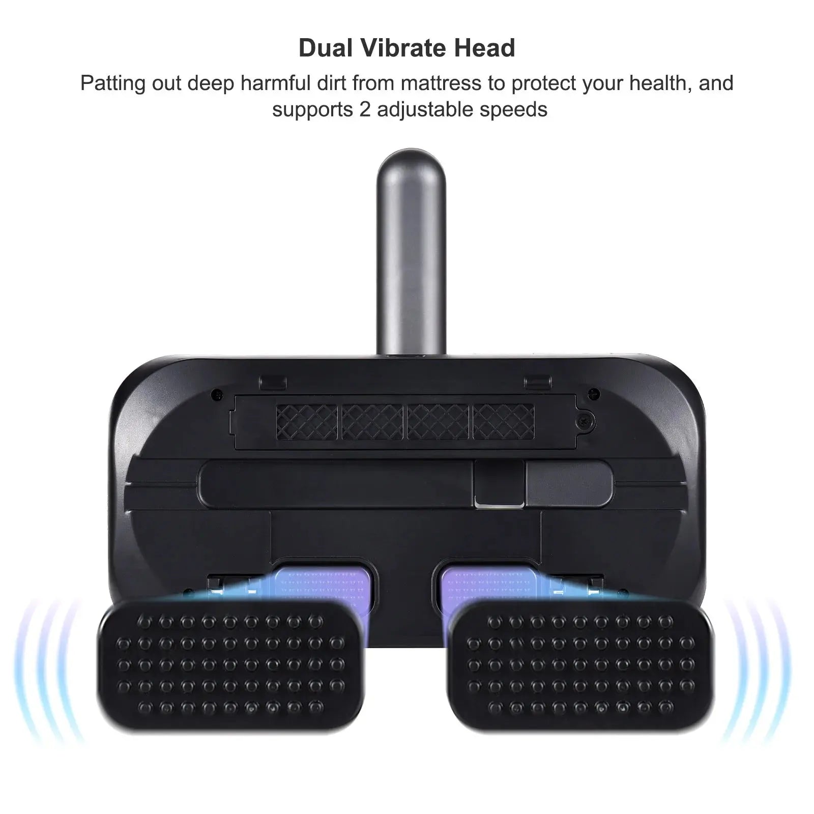 Compact Mattress Vacuum Cleaner 100W Handheld Cordless UV Bed Vacuum Cleaner 8000Pa Strong Suction 2 Speeds Adjustable for Clean Suncollections