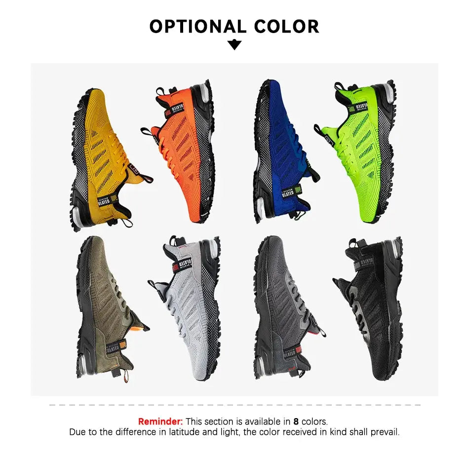 Men's Running Shoes Baasploa Male Sneakers Shoes Breathable Mesh Outdoor Grass Walking Gym Shoes For Men Plus Size 41-50 Suncollections