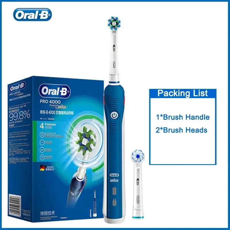 Oral B P4000 Electric Toothbrush 3D - Suncollections