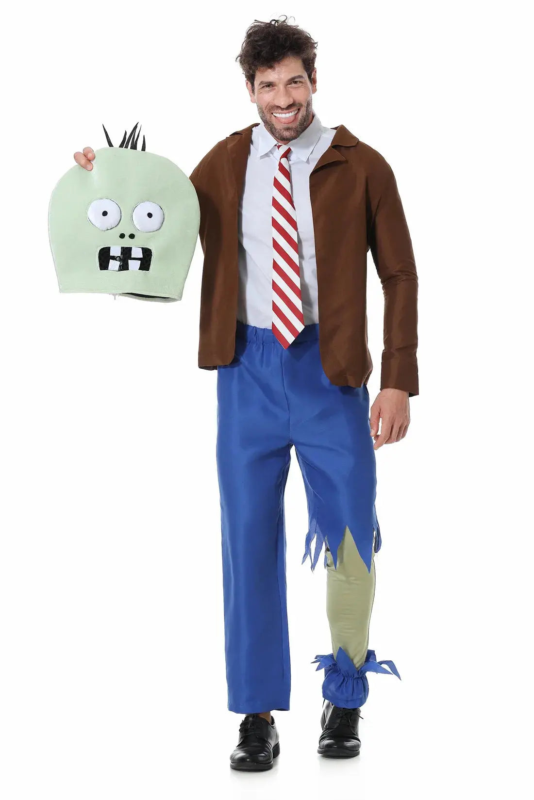 Halloween Kids Adult Funny Cosplay Game Zombies Novelty Jumpsuit Mask Outfit Clothes Festival Carnival Dress Up Party Stage Show Suncollections