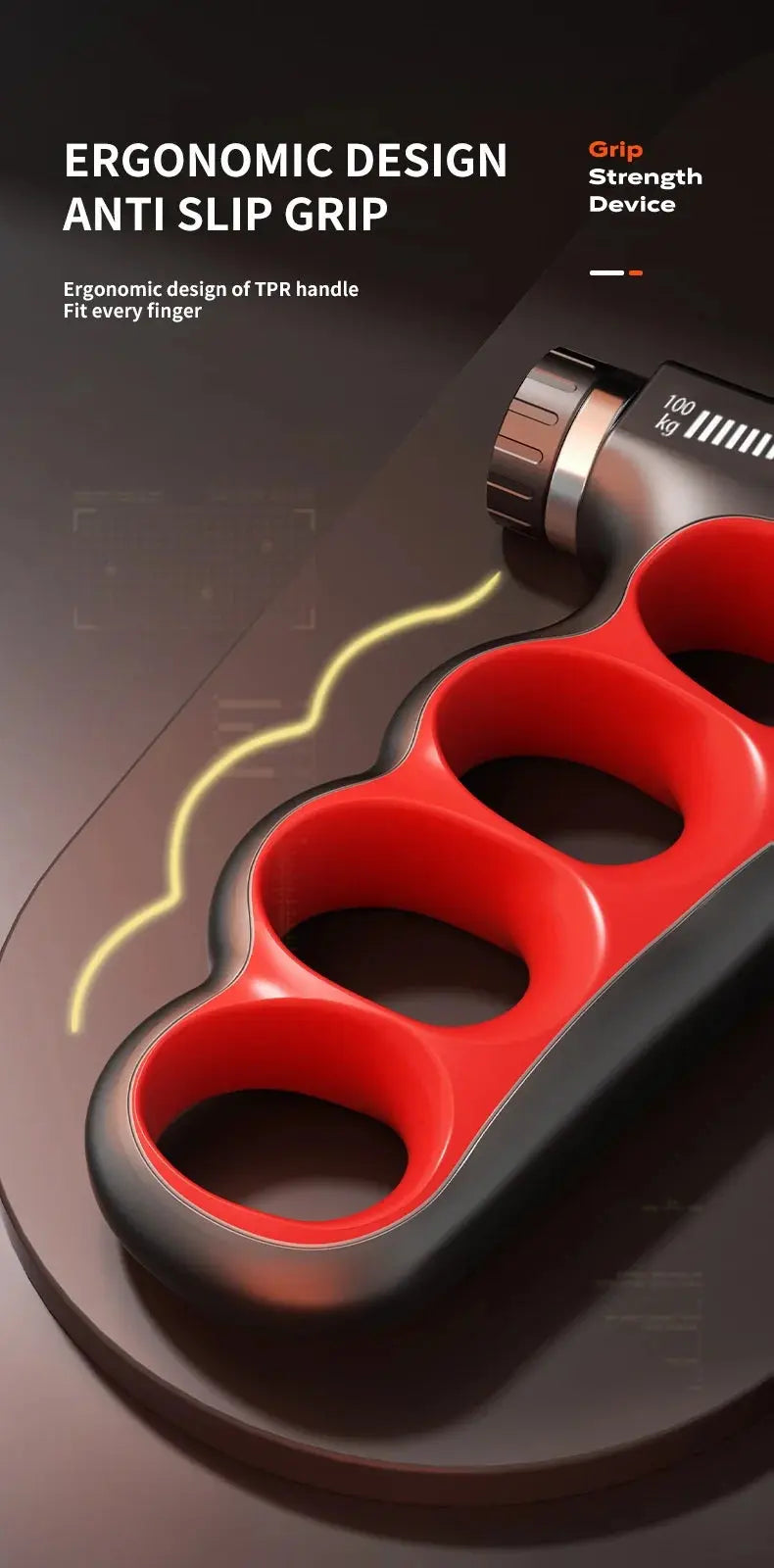 5-100kg Grip Strength Gym Wrist Expander Hand Strengthener Adjustable Muscle Recovery Fitness Hand Strength Exercise - Suncollections