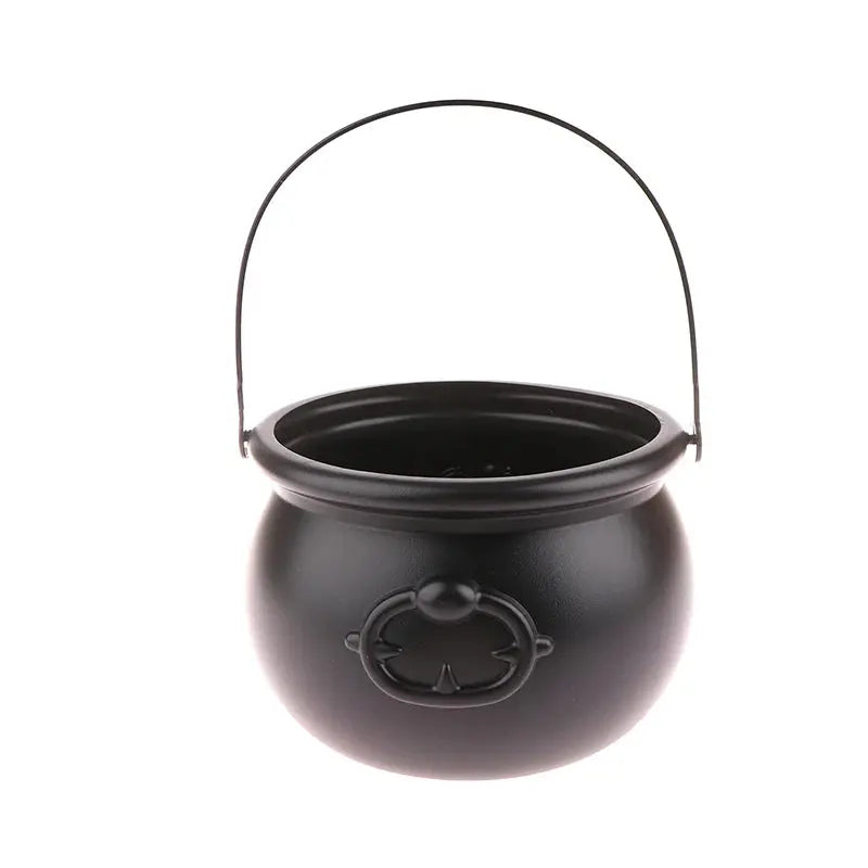Large Wizard Witch Cauldron Decoration Prop Halloween Irish Parties Table Centerpieces Candy Holder Table Halloween Decorations Suncollections