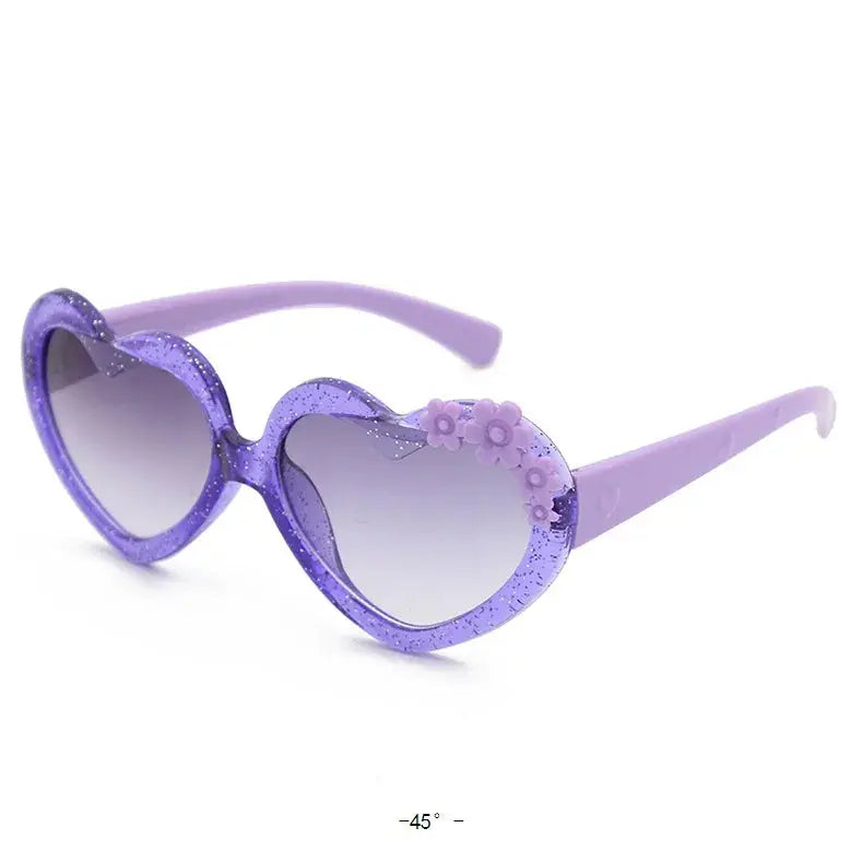 Girls Boys Cute Cartoon Flower Sunglasses Outdoor Sun Protection Children Lovely Vintage Glasses Protection Classic Kids Eyewear - Suncollections