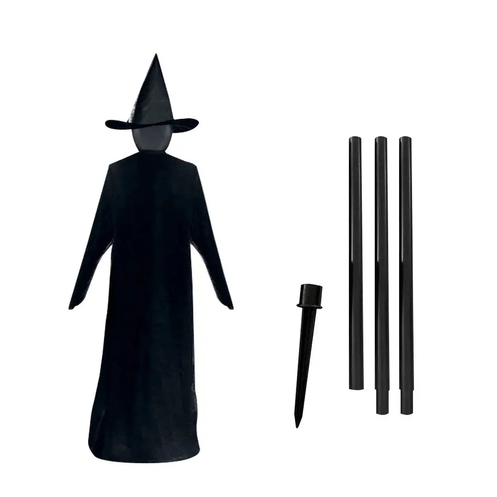 170cm Halloween Light-Up Witches Ghost Halloween Decoration Horror Props Creepy Skeleton For Halloween Decoration Voice Control Suncollections