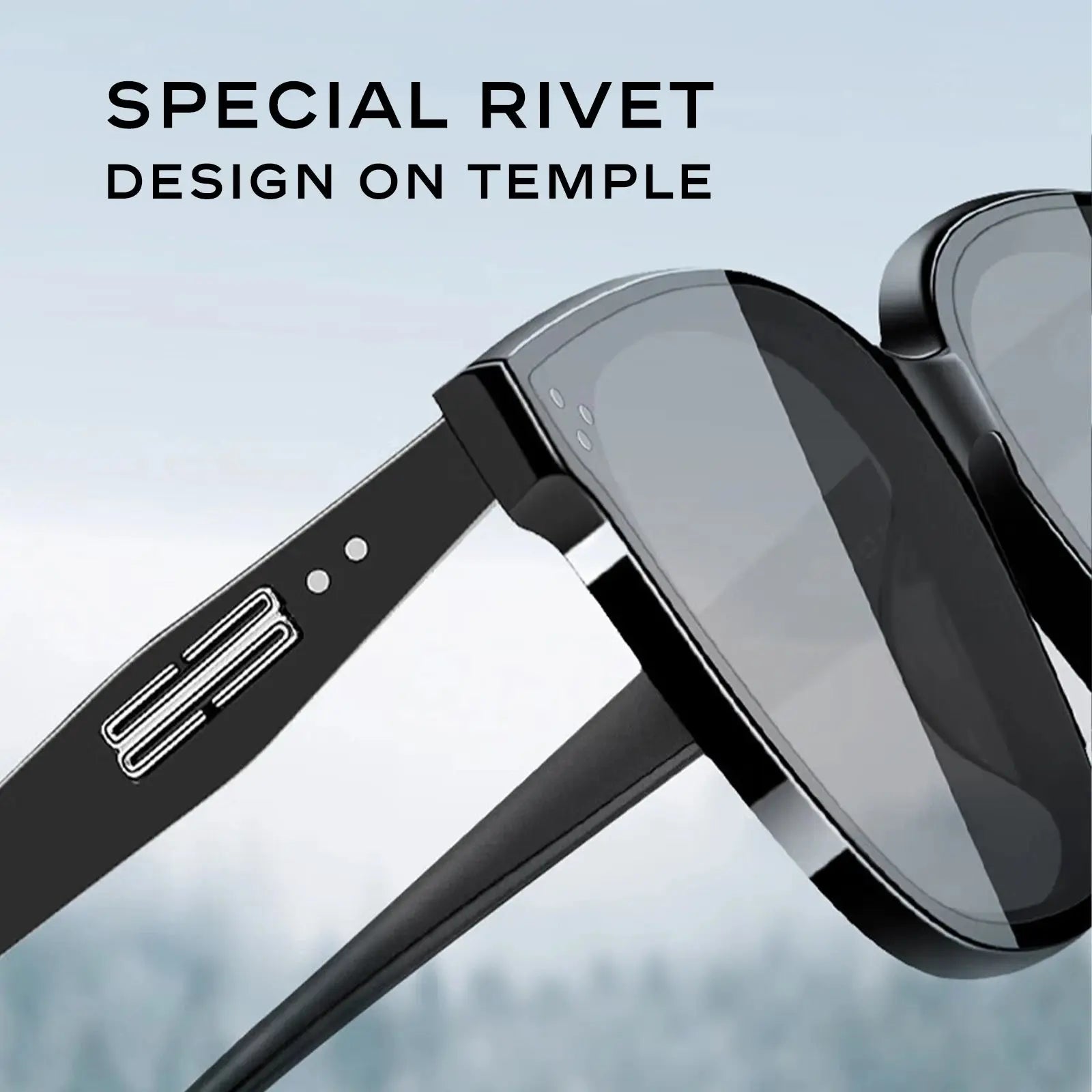 CAPONI HD Polarized Men Sunglasses Outdoor High Quality Acetate Driver Sun Glasses UV400 Protect Outdoor Square Shade CP23009 - Suncollections