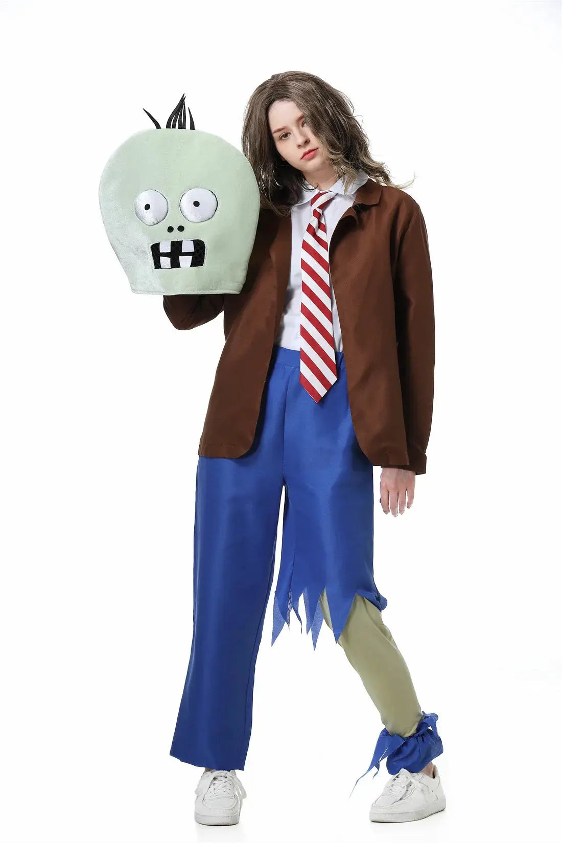 Halloween Kids Adult Funny Cosplay Game Zombies Novelty Jumpsuit Mask Outfit Clothes Festival Carnival Dress Up Party Stage Show Suncollections