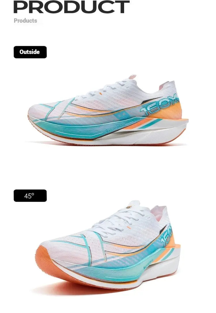 Xtep 160X 6.0 Running Shoes Professional Marathon PB Carbon Plate For Men 2024 Cushioning Shock Absorption Sneakers 976319110057 Suncollections