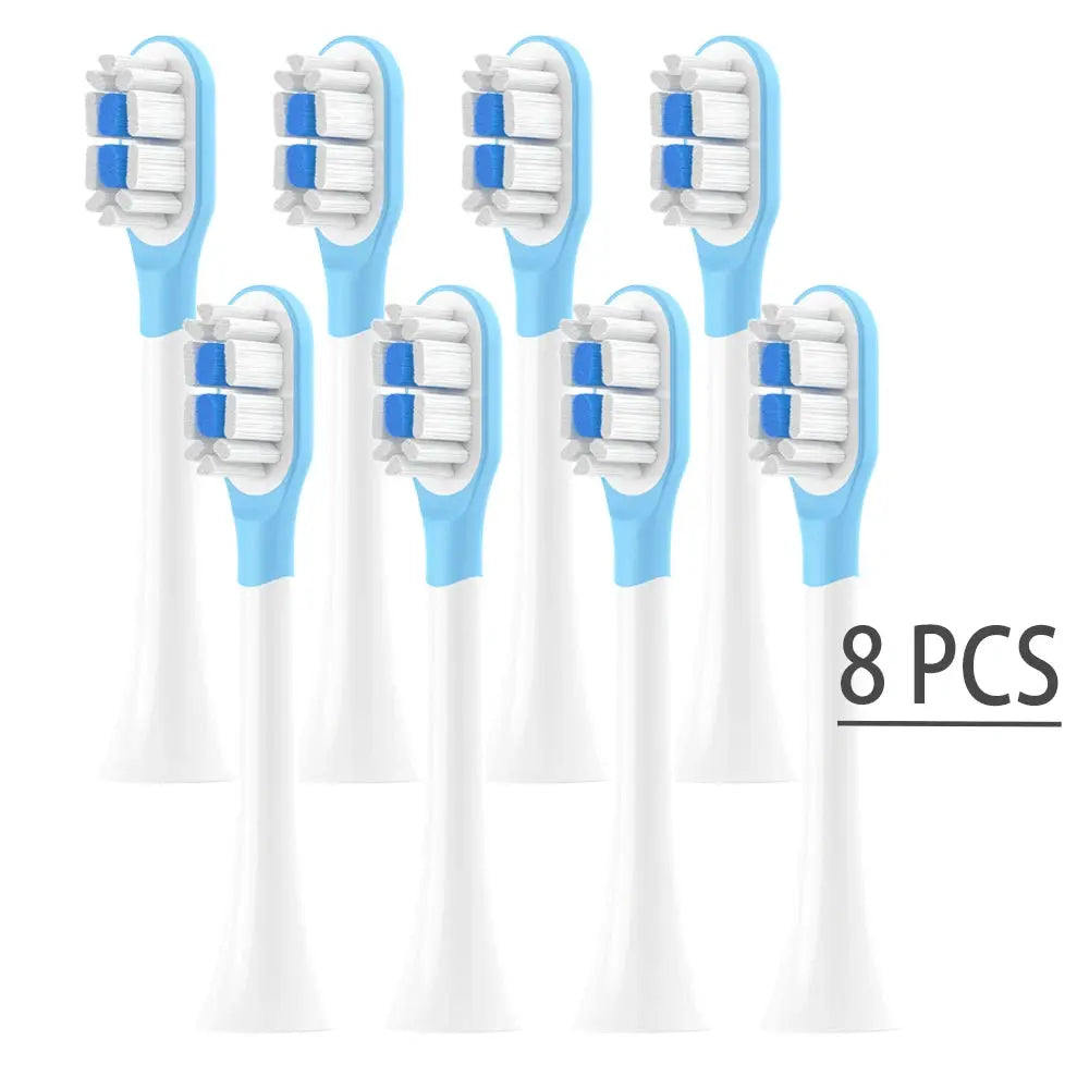 Replacement Toothbrush Heads for MIJIA T301/T302/T501 Sonic Electric Tooth Brush DuPont Bristle Nozzles With Vacuum Packaging - Suncollections