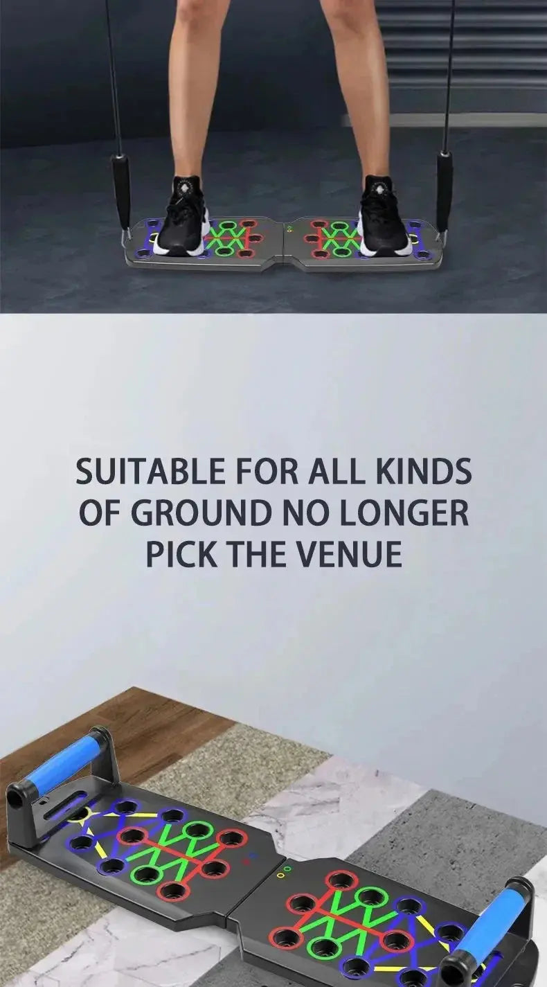 Push Up Board 21 in 1 Portable Folding Exercise Station - Suncollections
