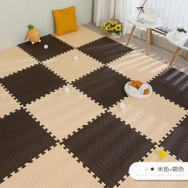 16pcs Foam Baby Play Mat Puzzle Mat Kids Interlocking Exercise Tiles Rugs Puzzle Floor Tiles Toy Carpet Soft Carpet 30*30*1cm Suncollections