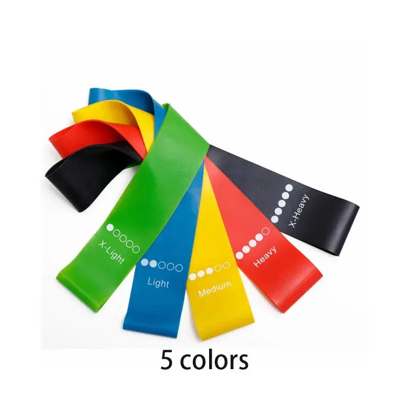 5Pcs/Set Yoga Resistance Rubber Bands - Suncollections