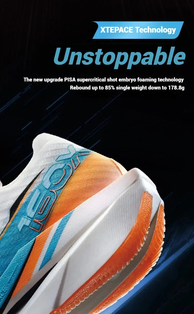 Xtep 160X 6.0 Running Shoes Professional Marathon PB Carbon Plate For Men 2024 Cushioning Shock Absorption Sneakers 976319110057 Suncollections