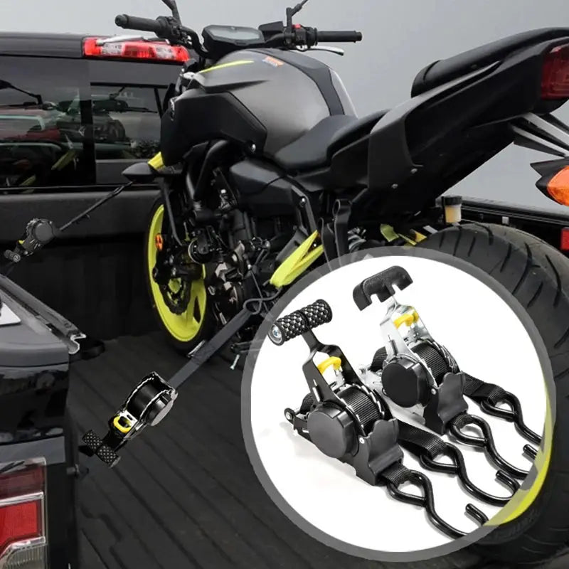 Retractable Auto Ratchet Strap Automatic Shrink Bundle Tape Retractable Belts For Motorcycles Convenience Luggage Straps Suncollections