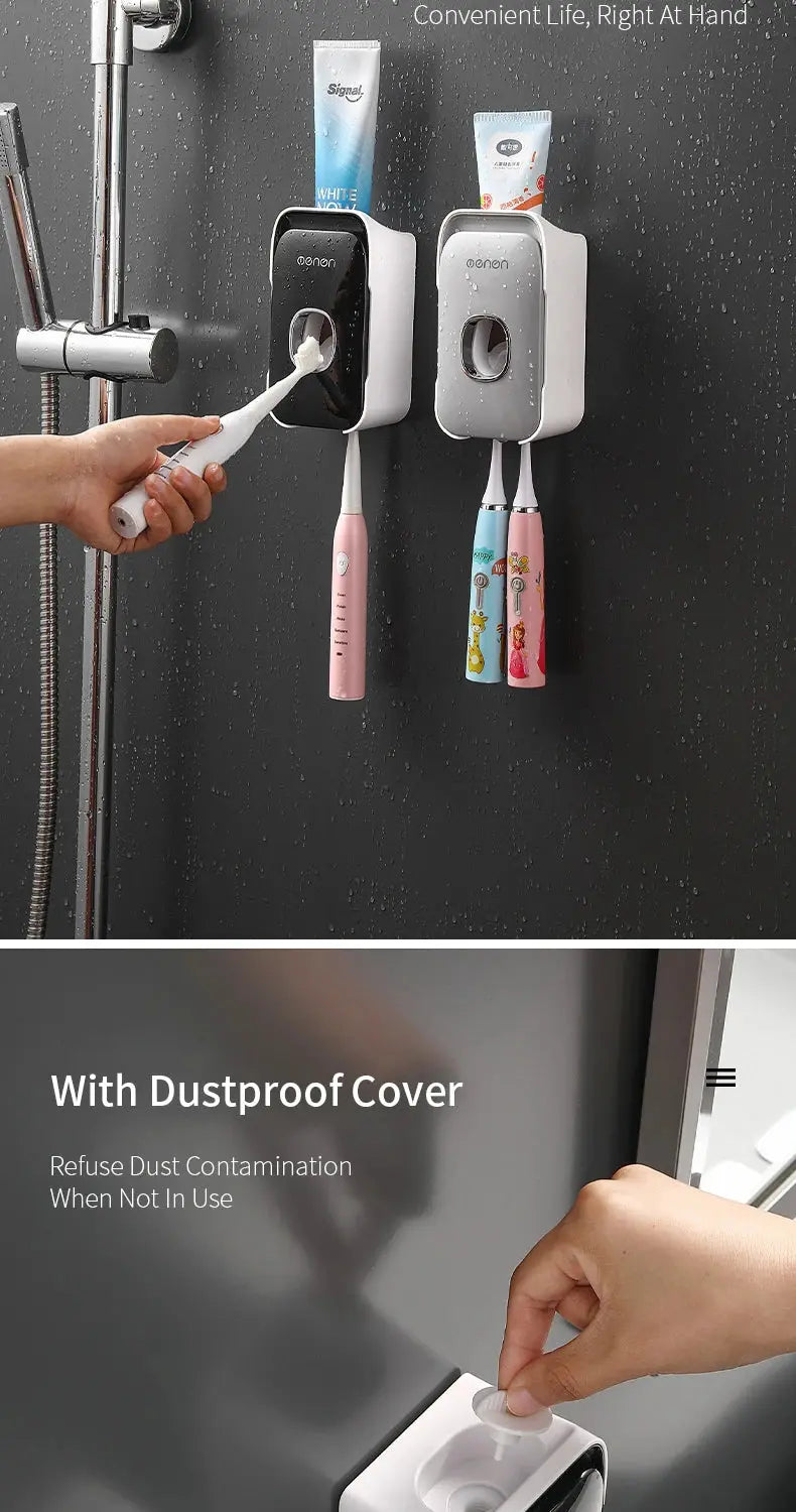 Fully Automatic Toothpaste Squeezer Wall Mounted - Suncollections