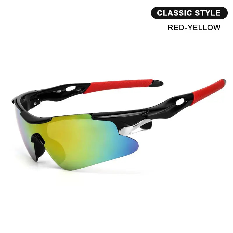 RIDERACE Sports Men Sunglasses Road Bicycle Glasses Mountain Cycling Riding Protection Goggles Eyewear Mtb Bike Sun Glasses - Suncollections