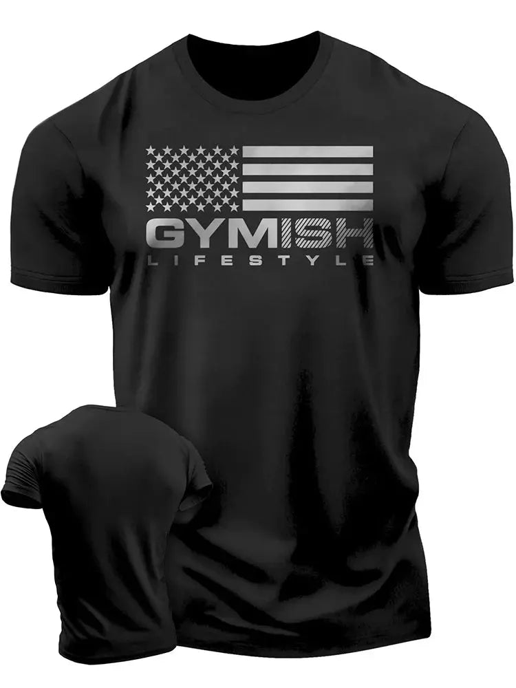 3D Printed Recover Fully Workout T-Shirt Funny Gym T-Shirt High Quality Men's Short Sleeves Muscle Man Tough Guy T-Shirt - Suncollections