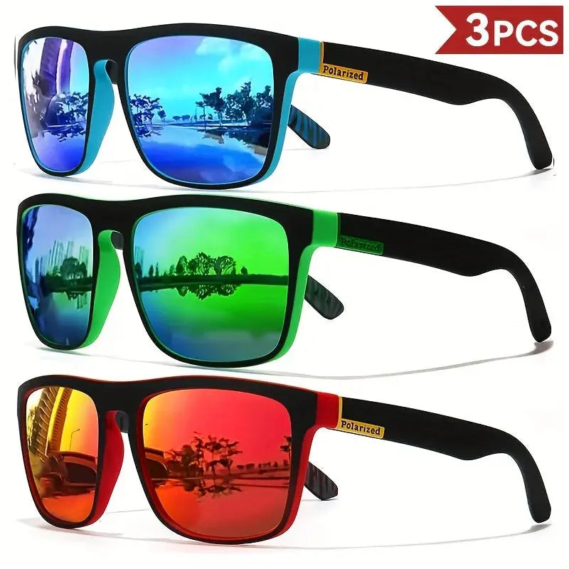 Fashion Vintage Square Polarized Sunglasses Men Women Driving Fishing Luxury Brand Designer Sun Glasses Driver's Eyewear UV400 - Suncollections