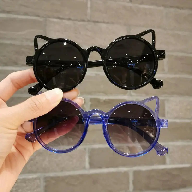 2023 Girls Boys Cute Animal Cartoon Ears Sunglasses Kids Outdoor Sun Protection Children Lovely Vintage Protection Sunglasses - Suncollections