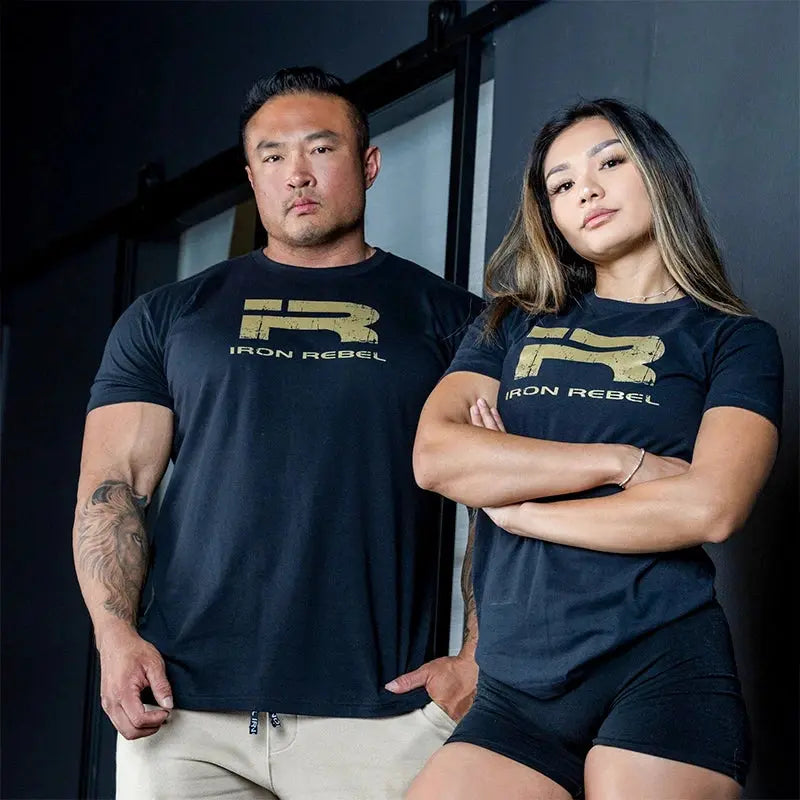 New Sports T-shirt Men's and Women's Loose Round Neck Casual American Printed High Quality Cotton Fitness Jacket Short Sleeve Suncollections