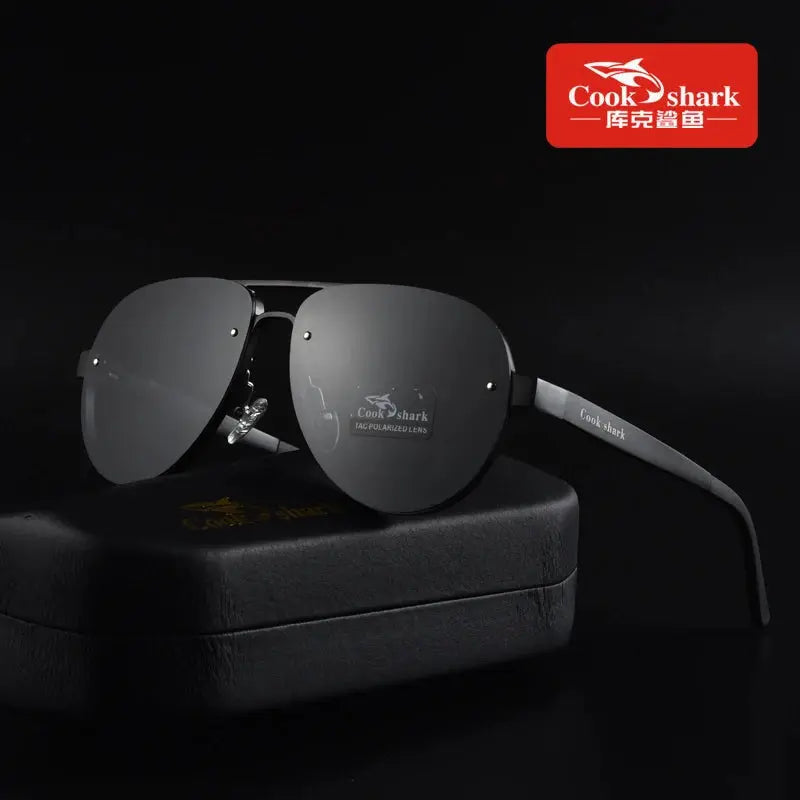 Cook's color-changing sunglasses polarized sunglasses for men's driving day and night dual-purpose driving mirror fishing glasse - Suncollections