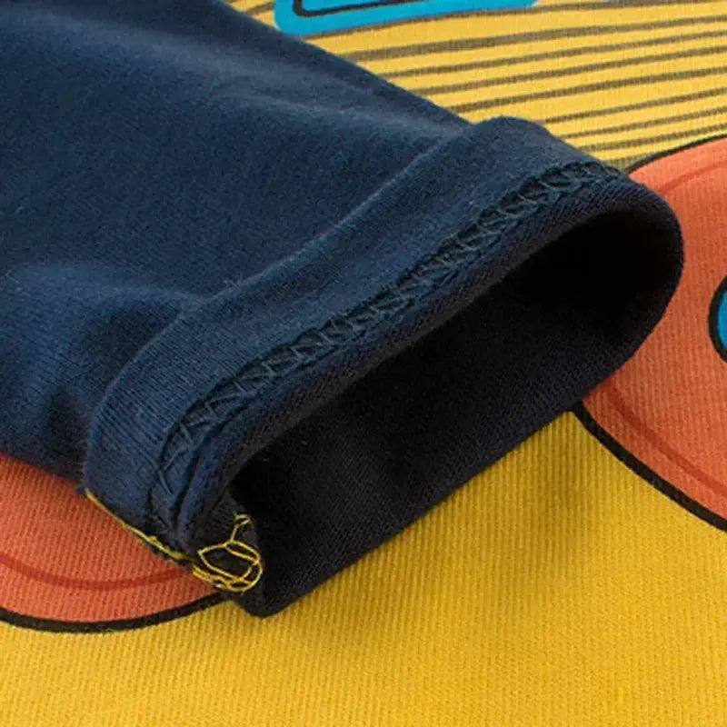 2025 Autumn T Shirt Cartoon Car T-shirt Boys Girls Baby Kids Clothes Cotton Long Sleeve Top for Boy Children's Clothing 2-9 Year - Suncollections