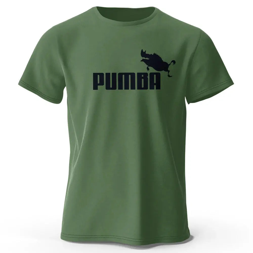 Joke The Pumba Printed Men's T-Shirt 100% Cotton Oversized Funny Graphic Tees for Men Summer Tops - Suncollections