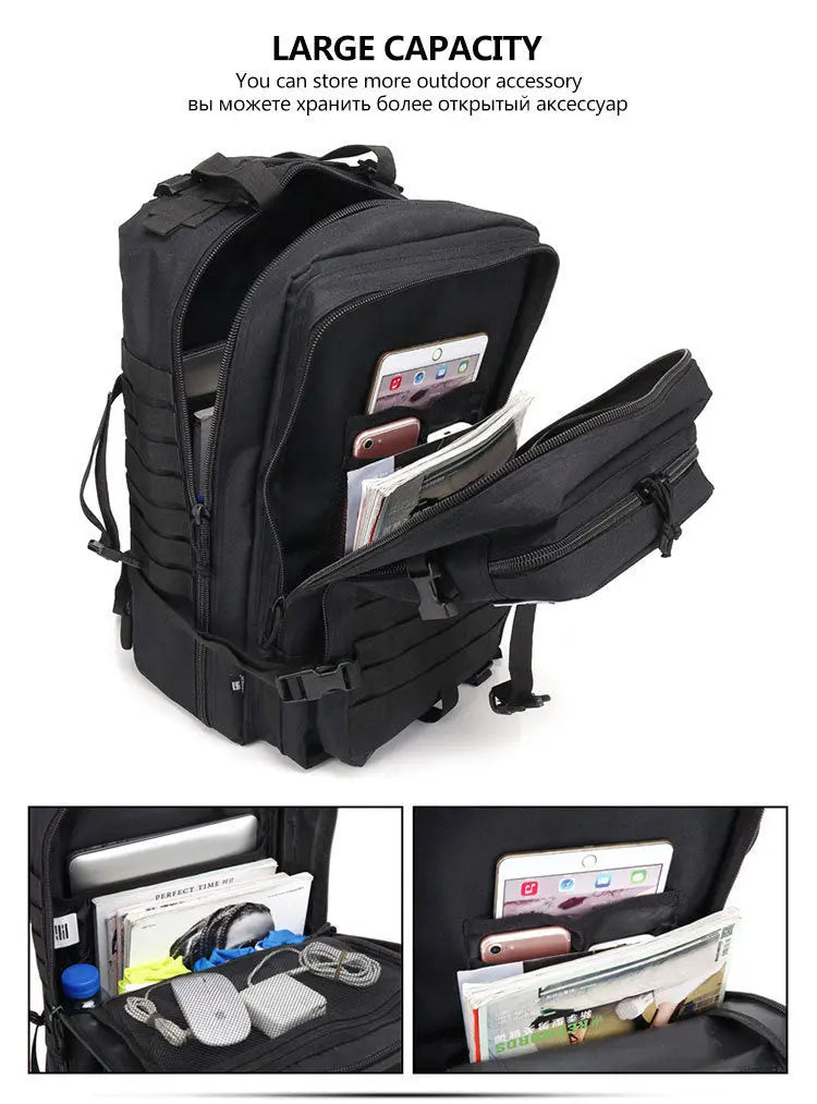 50L Man Tactical Backpacks Outdoor Traveling Bag - Suncollections