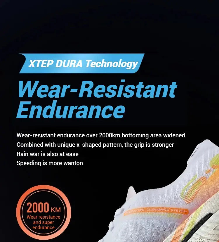 Xtep 160X 6.0 Running Shoes Professional Marathon PB Carbon Plate For Men 2024 Cushioning Shock Absorption Sneakers 976319110057 Suncollections